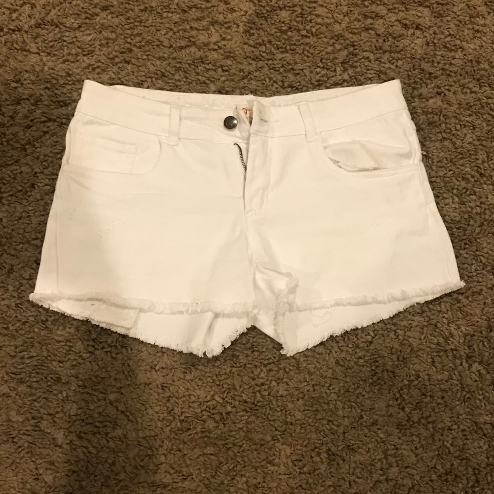 White shorts